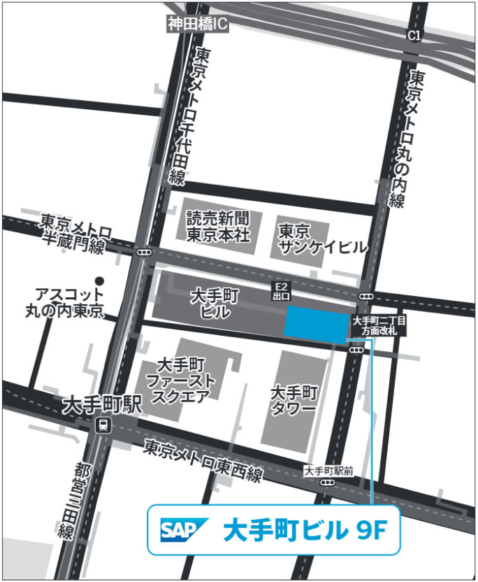 イラスト：開催場所の地図