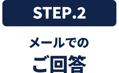 メールでのご回答